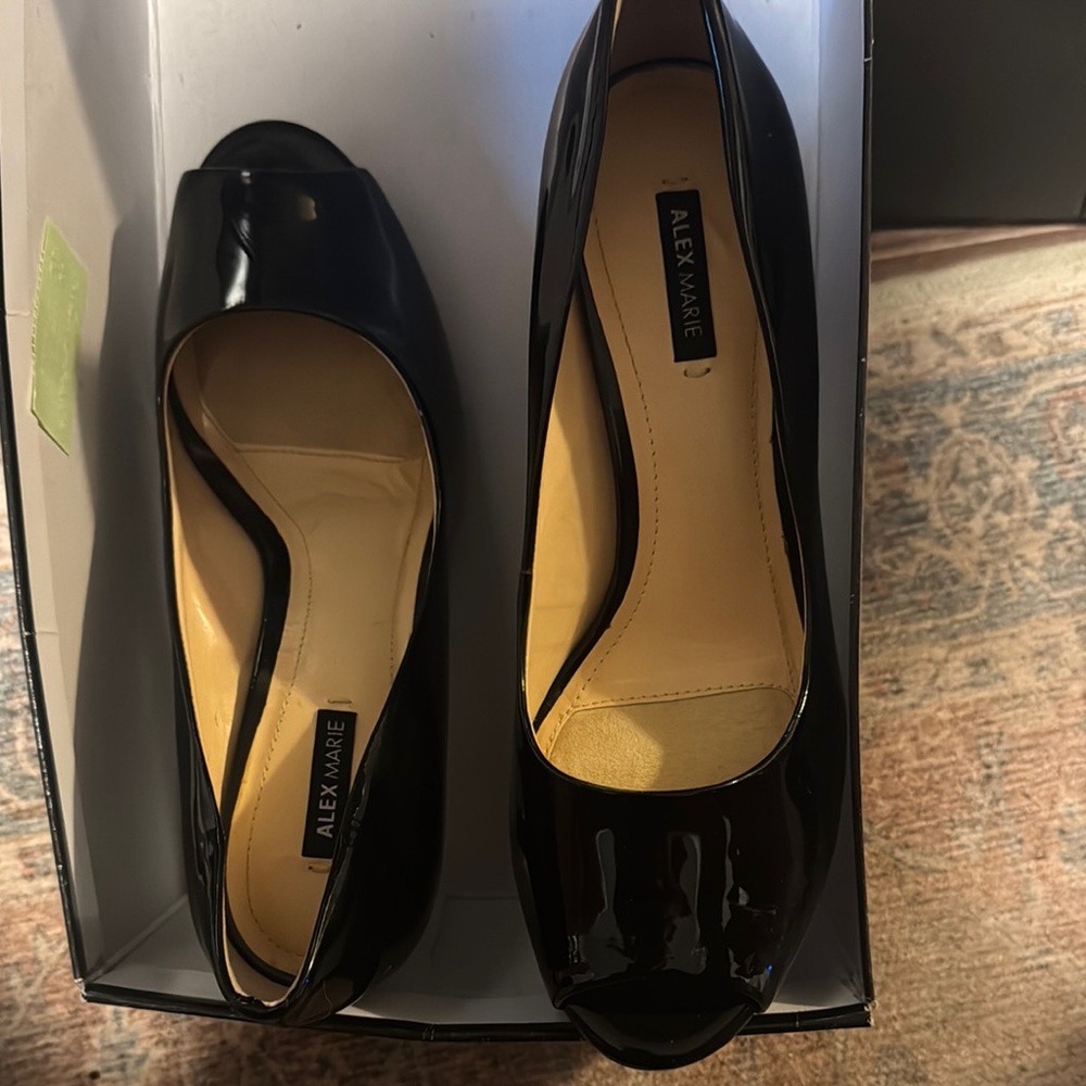 Alex Marie Black Classic Heels